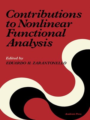 cover image of Contributions to Nonlinear Functional Analysis